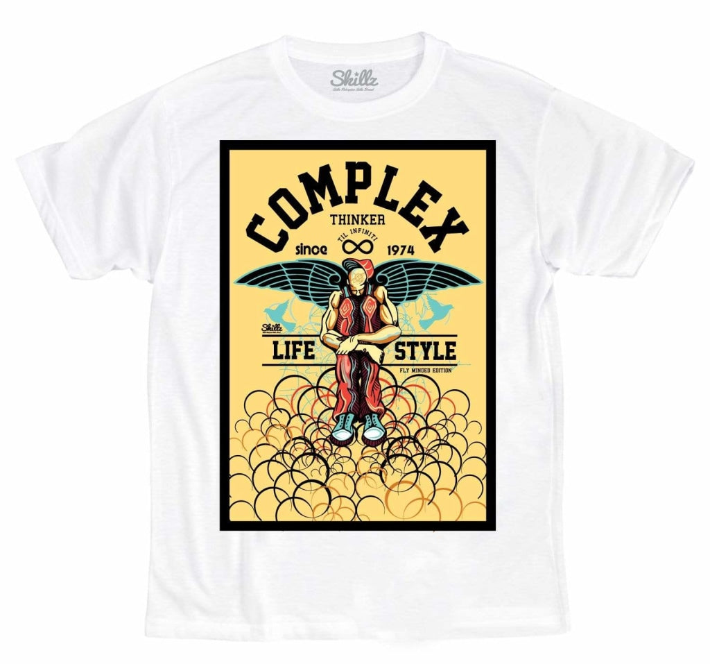 Complex Thinker In Retro Tee T-Shirts
