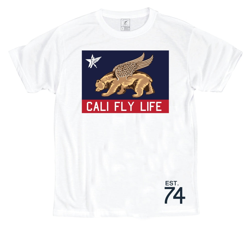 Fly Flag White Tee T-Shirts