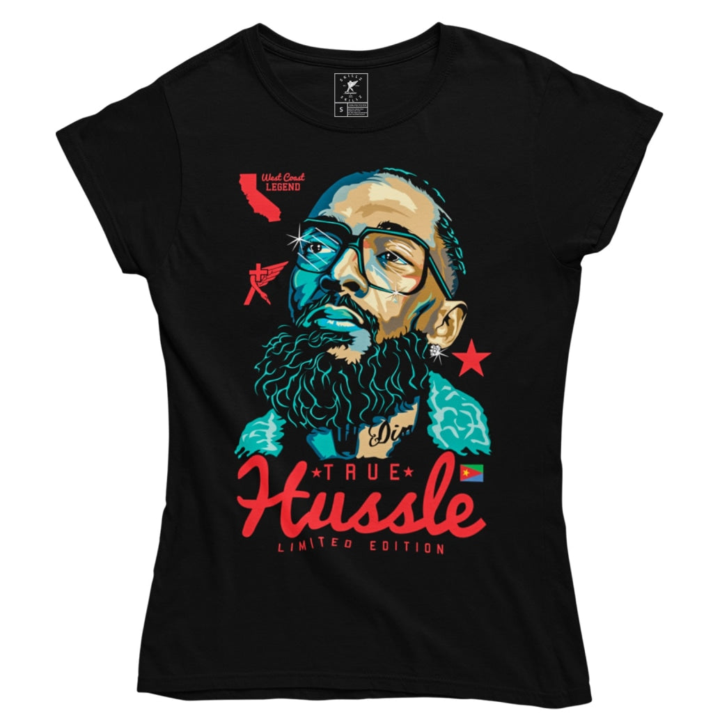 Hussle Blk Ladies Tee T-Shirts