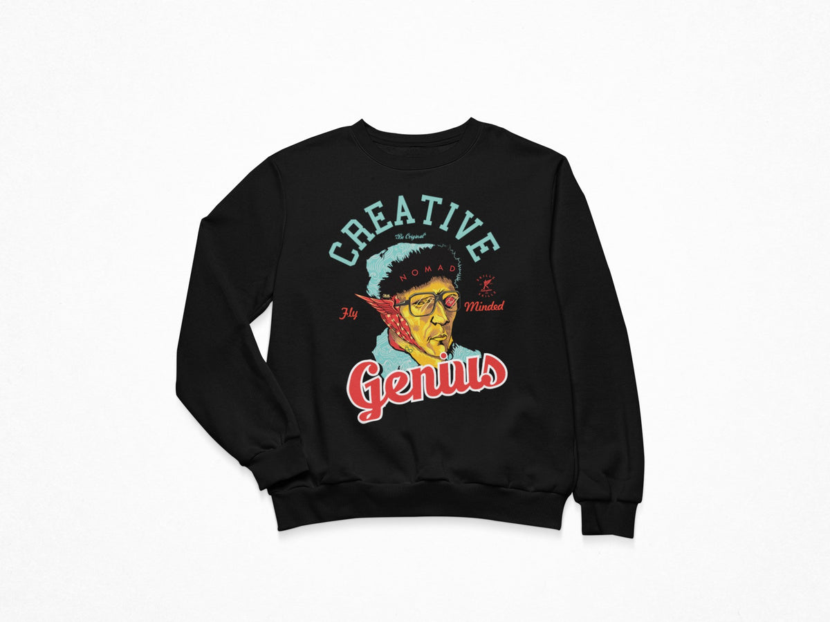 "Creative Genius" BLK Uni-Sex Crewneck Sweatshirt