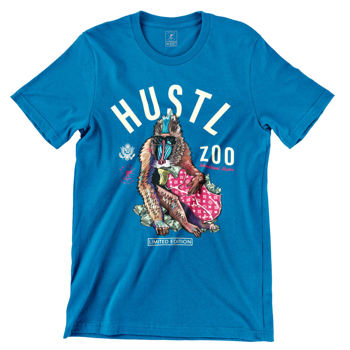 "Hustlers Zoo Blue" Limited Edition Tee