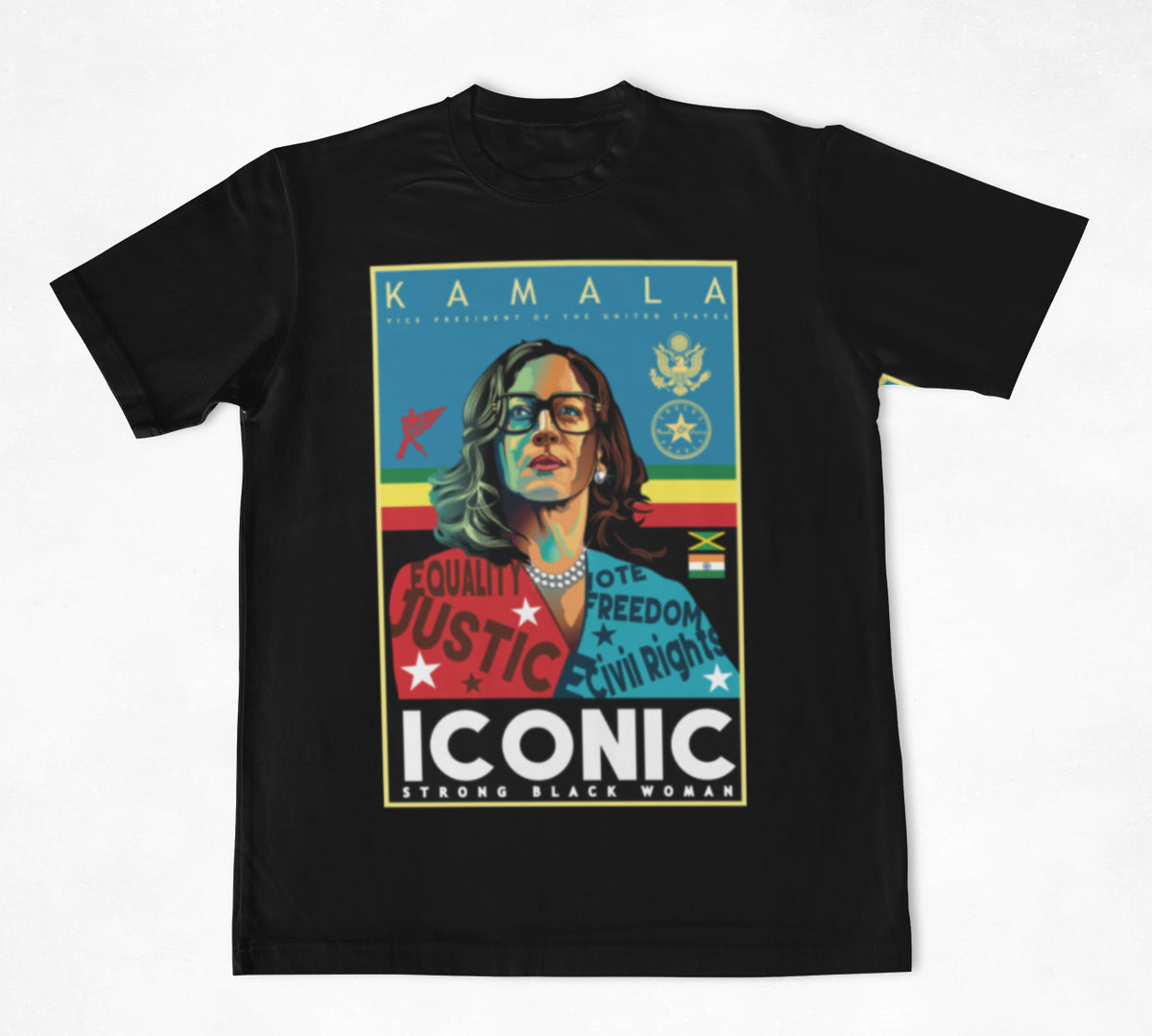 "Iconic Kamala 2024 BLK" Limited Edition Uni-Sex Tee