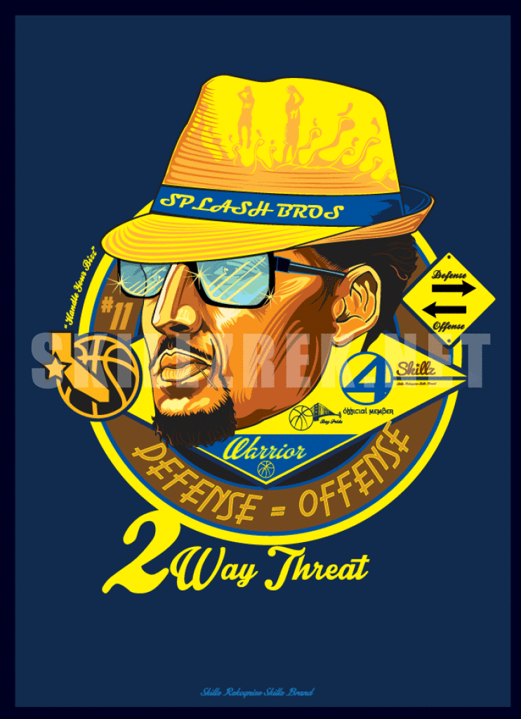 "2 Way Threat" 24X36 Print - Skillz Rekognize Skillz