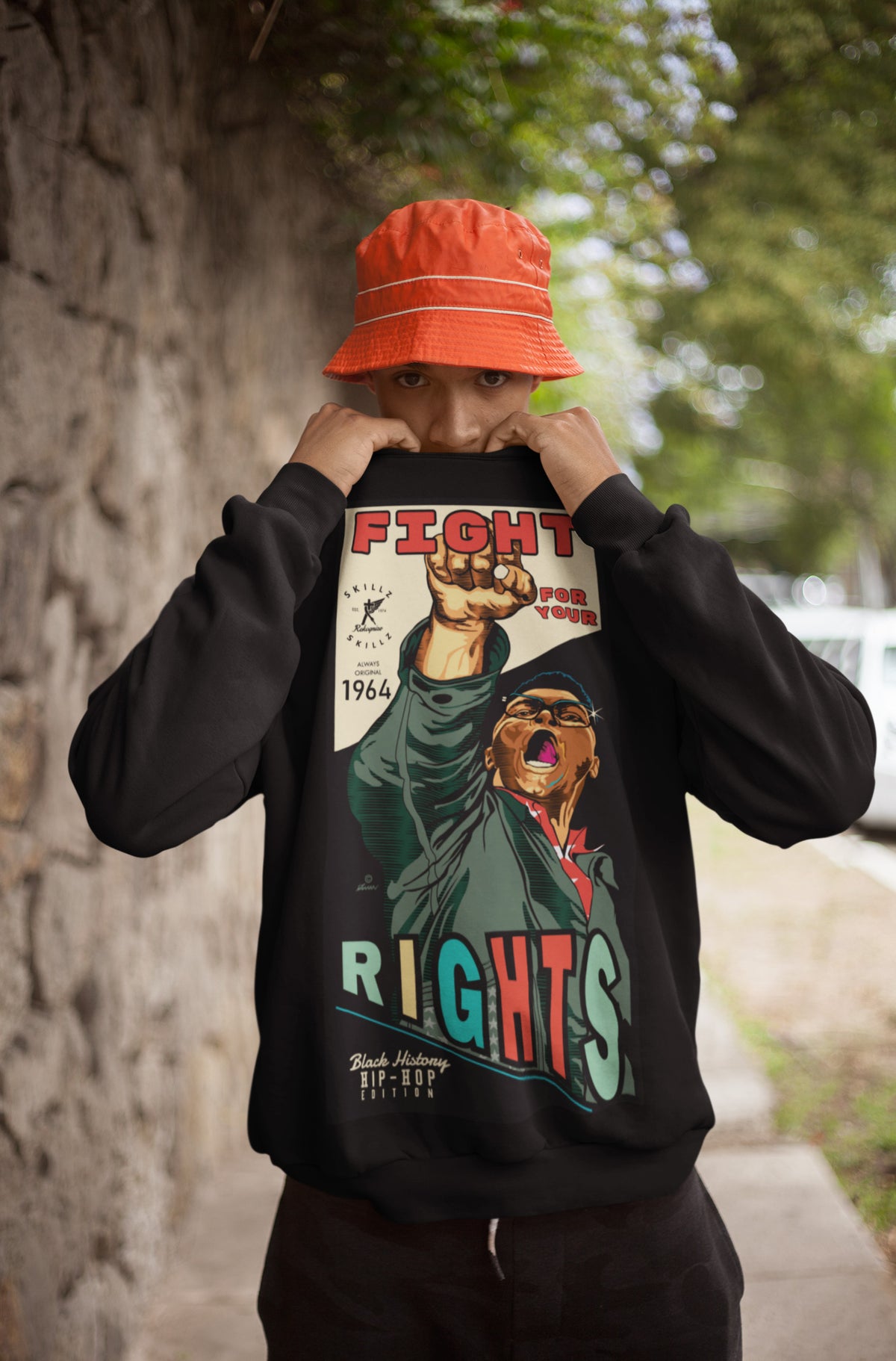 "Ali Civil Rights Hero" Limited Uni-Sex Sweatshirt