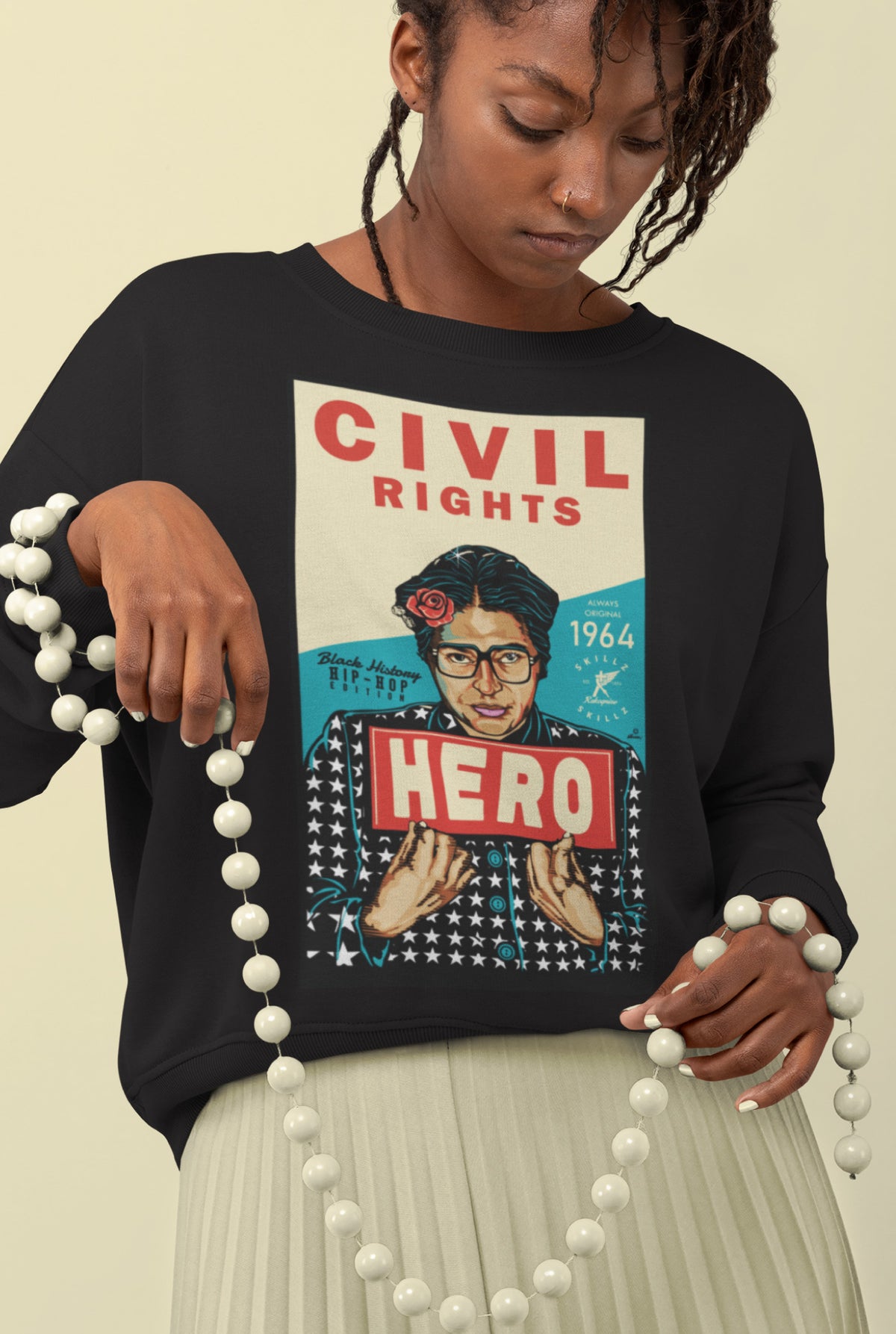 "Rosa Parks Civil Rights Hero" Limited Uni-Sex Sweatshirt