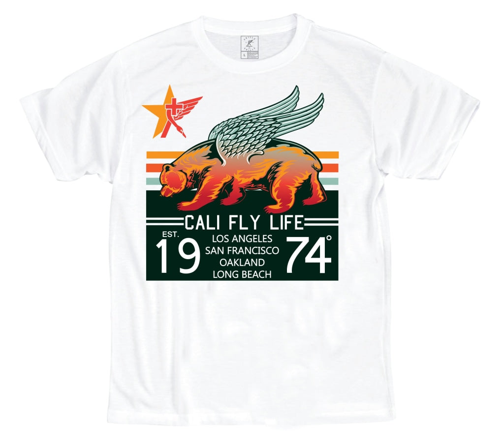 Cali Fly 1974 Uni-Sex Tee T-Shirts