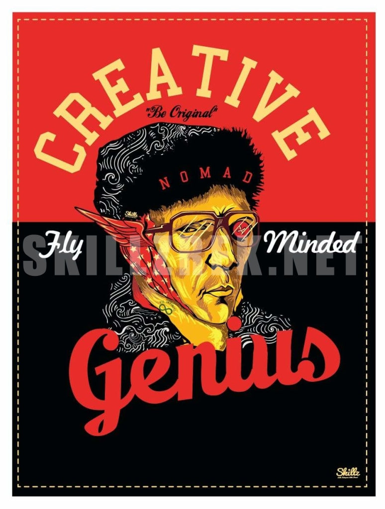 "Creative Genius" 24x36 Print - Skillz Rekognize Skillz