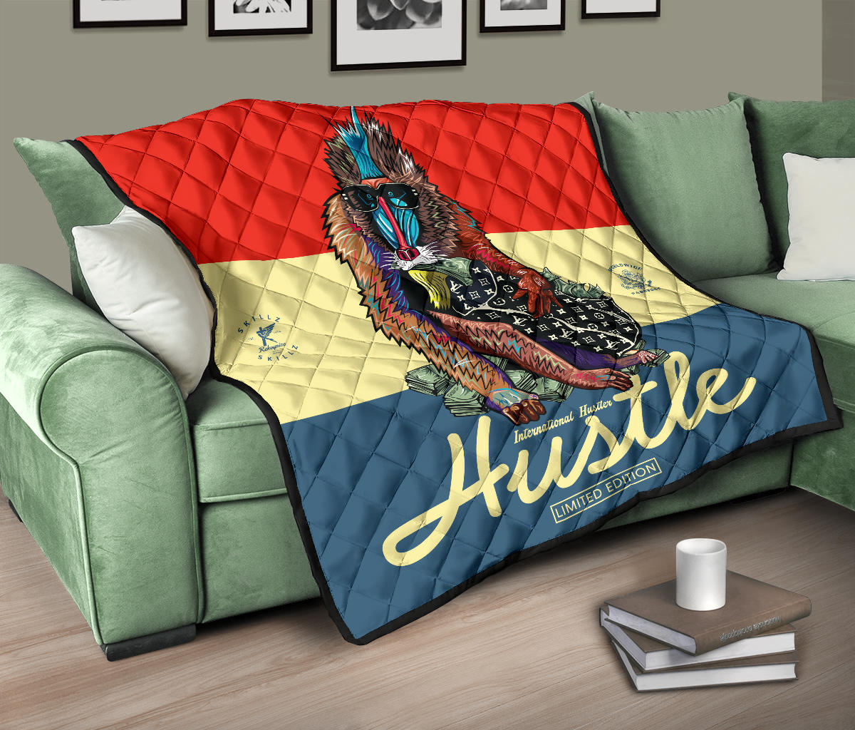 "Hustle Mammal" Limited Edition Quilt