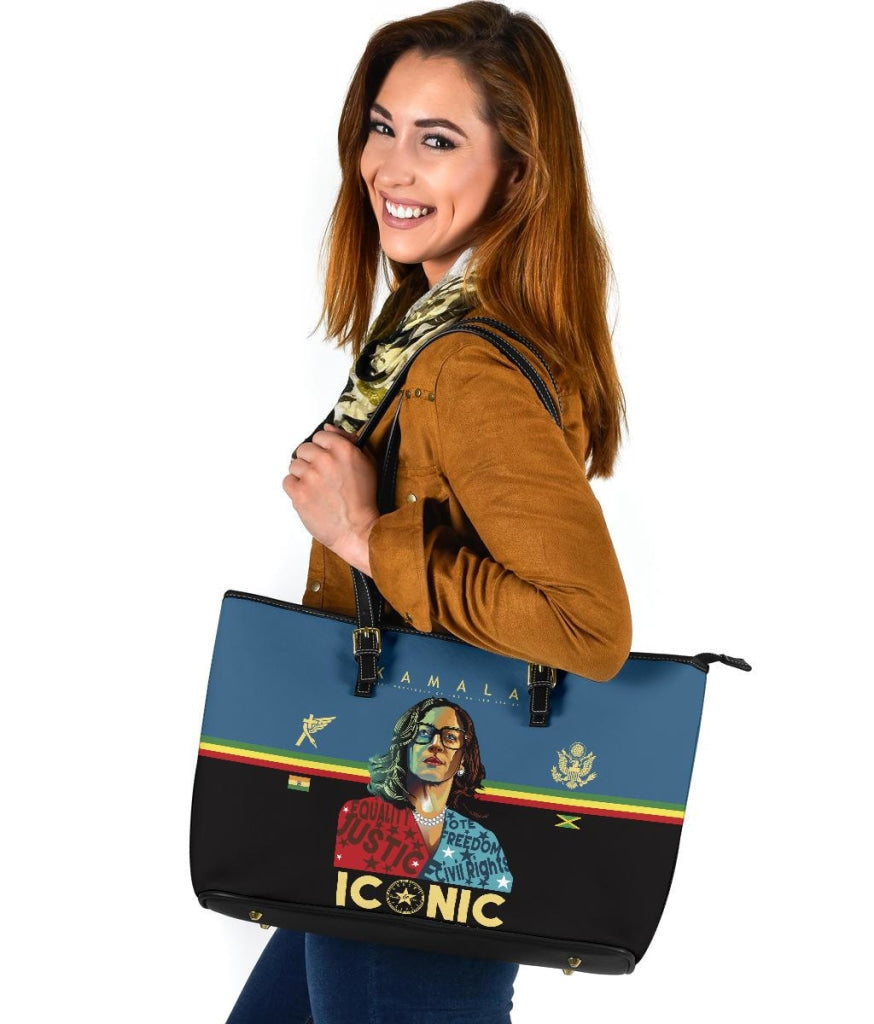 Iconic Kamala Large Leather Tote Bag