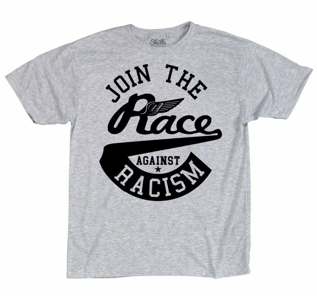 Race Against Racism T-Shirt In Ash Grey T-Shirts