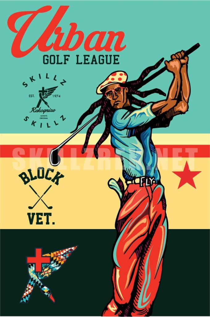 Urban Golf Vet 24X36 Print Poster